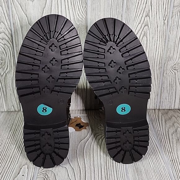 Alberto Torresi Dubron Brown Leather Boots Womens Size 8 NWT - Picture 7 of 14